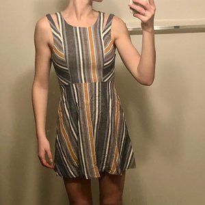 BCBGeneration Striped Mini Dress